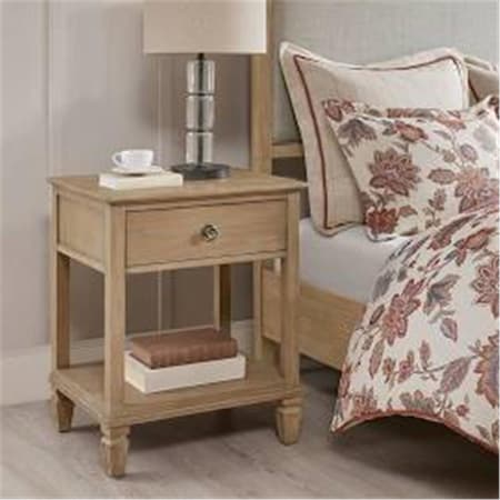 Madison Park Bedside Table, Light Natural MPS136-0181